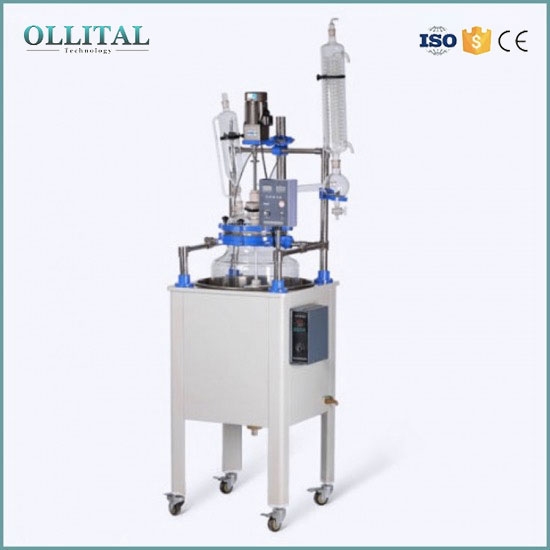 10L Chemical Distillation Single-Layer Glass Reactor