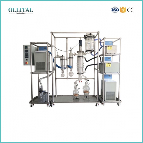 Short Path Molecular Distillation For High Purity Hemp Oil