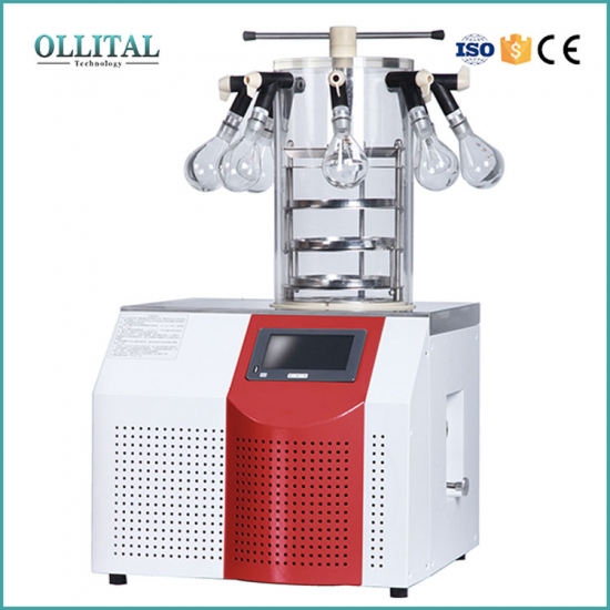 NADE LGJ-10C Multi-Manifold Standard Type Experimental Laboratory Vacuum  Lyophilizer/freeze drying equipment/freeze dryer