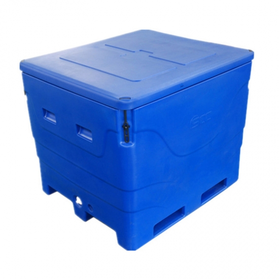 Large Plastic Insulated Ice Transport Container