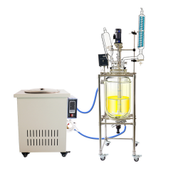 10L Electric Heating Tank Lab Glass Reaction