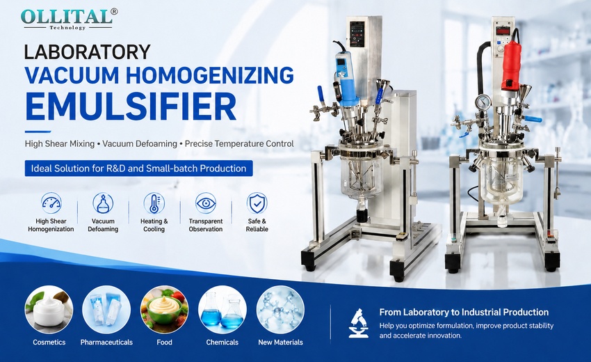 Laboratory Vacuum Homogenizing Emulsifier: Key Equipment Driving Innovation in Formulation R&D