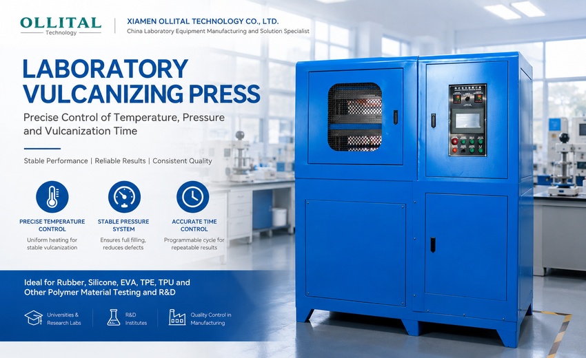 Laboratory Vulcanizing Press: Precise Temperature and Pressure Control for Rubber and Polymer Sample Preparation